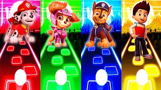 Paw Patrol Marshall vs Paw Patrol Skye vs Paw Patrol Chase vs Paw Patrol Ryder | Tiles Hop EDM Rush