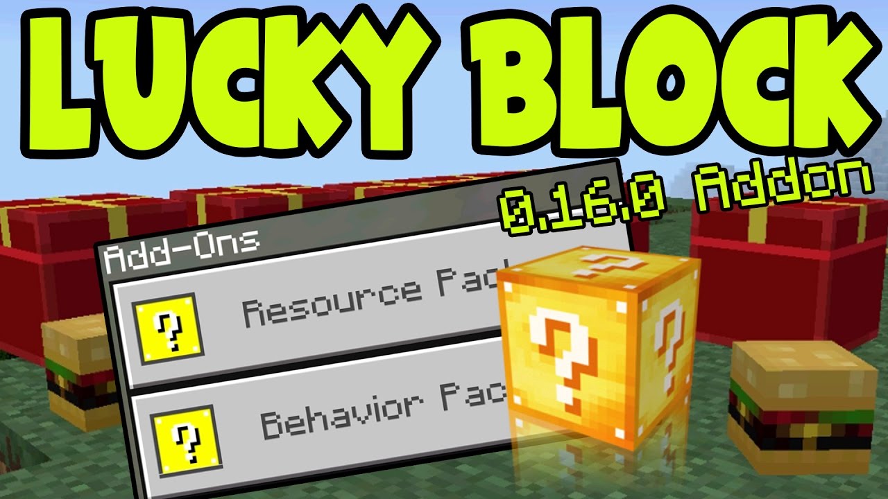 Lucky Blocks  Minecraft Addon