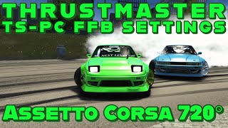 Assetto Corsa | 720° | Thrustmaster TS-PC FFB Settings