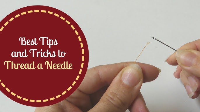Struggling to thread your needles? How to use needle threader 