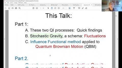 Bei-Lok Hu - Gravitational Cat State, Graviton Noise and Stochastic Gravity