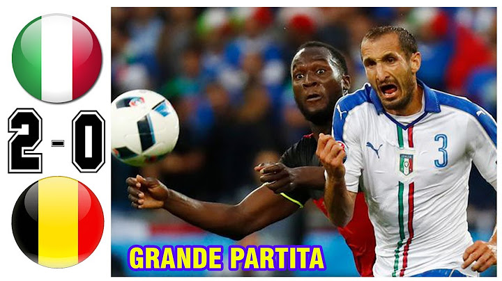 Italy vs Belgium 2-0 - All Goals and Highlights