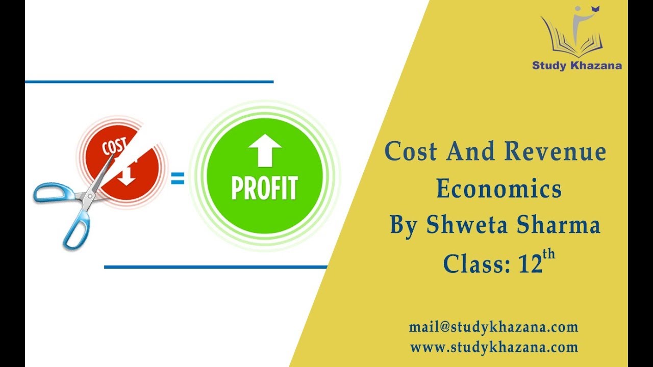Cost And Revenue Class 12 Economics Study Khazana YouTube Cost And Revenue Class 12 Economics Study Khazana YouTube