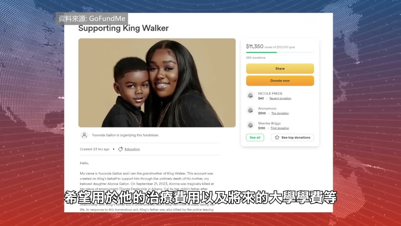 【天下新聞】北加州: Berkeley豐田槍殺案為家暴事件 7歲兒子成孤兒 