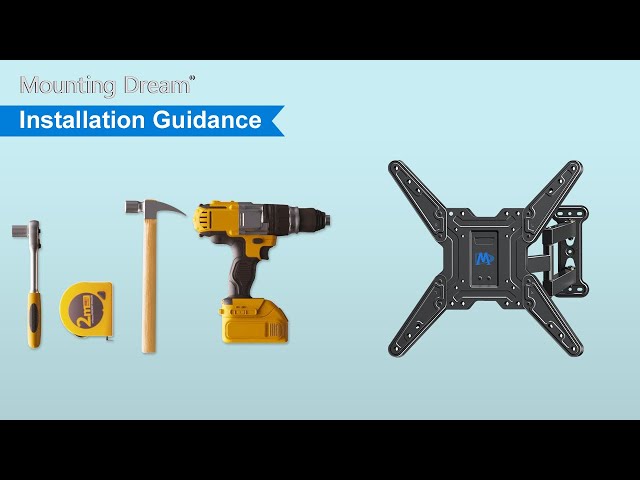 Wie montiert man eine TV Wandhalterung?-Anleitung der vollbewegliche TV Wandhalterung MD2413-MX-021 class=
