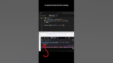 How to Stop setInterval in JavaScript ⛔ #coding #javascript