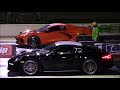 Porsche 911 vs C8 Corvette 1/4 Mile