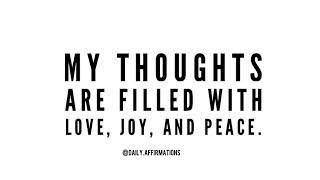 LOVE JOY AND PEACE DAILY AFFIRMATION (MUST WATCH)
