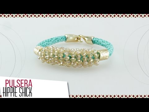 Cómo hacer pulsera hippie chic | VARIEDADES CAROL Kit 26322