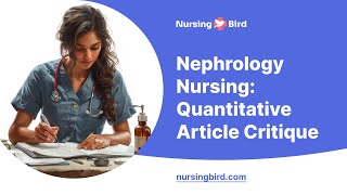 Nephrology Nursing: Quantitative Article Critique - Essay Example