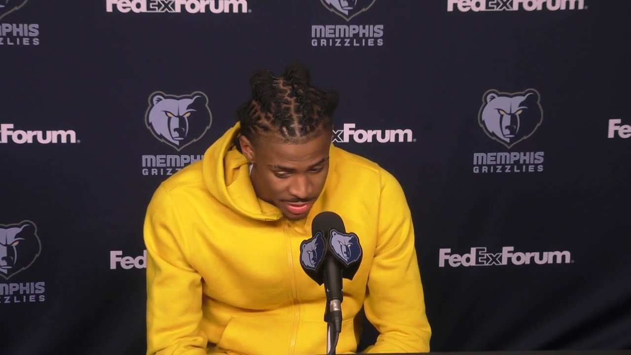 MEMvOKC: Ja Morant postgame 12.20.21