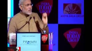 Shri Narendra Modi addressing the India Today Conclave 2013 screenshot 5