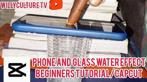 GLASS WATER MAGIC ✨ EFFECT CAPCUT TUTORIAL FOR BEGINNERS,# #trending #fyp #newvideo #capcut