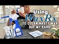 USING WAX RX TO CLEAN NASTY WAX OUT MY EARS | Zshakira