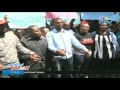 Nakuru youth allied to Jubilee Party protest being locked of nominations