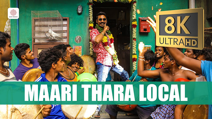 Maari Thara Local 8K/4K Music Video | Maari | Dhanush | Anirudh Ravichander