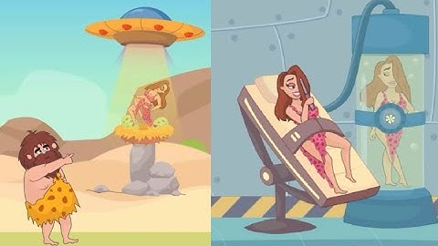 Comics Bob - Caveman Adventure All Levels Solutions Level  16-21- Android Gameplay Walkthrough.