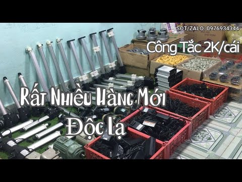 Video Xi lanh điện, motor hút bụi 220V, motor hút chân không... - youtube