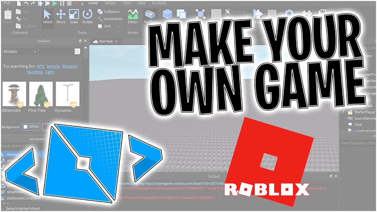 how to create your own game in roblox