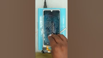 Samsung super amoled display glue clean