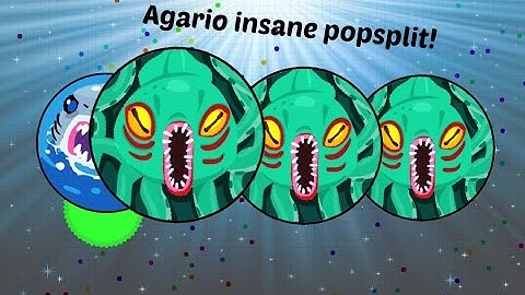 Agar.io Gameplay - Insane popsplit?! // Bots Are Back?