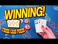 Winning on three card poker