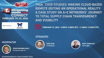 Making Cloud-Based Remote Editing an Operational Reality: A Case Study on A+E Networks’ Journey to