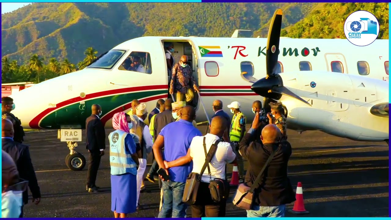 Le président de l'Union des Comores à Anjouan le 05 Octobre