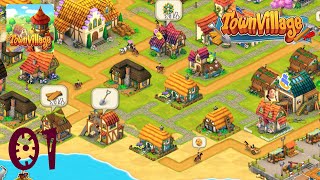 Town Village _ Build the Town: Gameplay Walkthrough  Part 1 || Farm, Build, Trade, Harvest City. screenshot 1