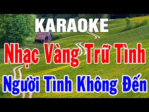 Karaoke Nhạc Vàng Bolero - Karaoke Nhạc Sống Bolero Nhạc Vàng Trữ Tình Hòa Tấu | Liên Khúc Người Tình Không Đến | Trọng Hiếu