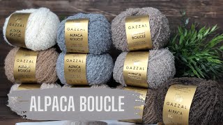 Alpaca Boucle - обзор новинки от Gazzal