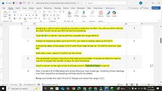 Exp25 Excel Ch01 CumulativeAssessment Training/Exp25_Excel_Ch01_CumulativeAssessment_Training