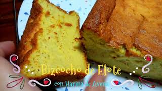 Pan de Elote casero con harina de avena