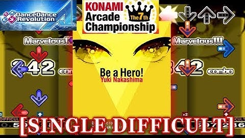 【DDR A】 Be a Hero! [SINGLE DIFFICULT] 譜面確認＋クラップ
