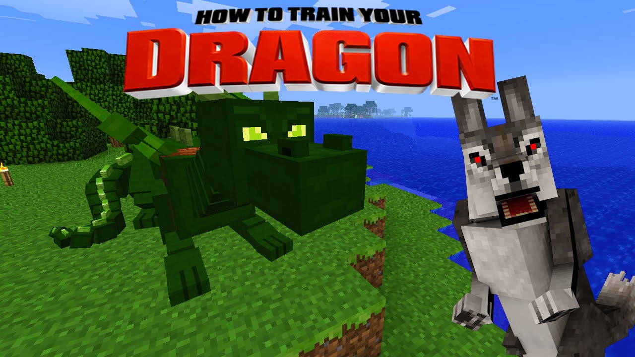 Minecraft HOW TO TRAIN YOUR DRAGON Dragon Vs Werewolf