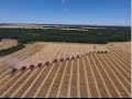 Canadian Foodgrains Bank Winter Wheat Harvest 2016- 18 Combines -Killarney, Manitoba