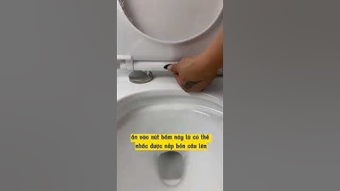 Cách thay nắp rơi êm bồn cầu