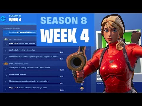 fortnite season 8 week 4 challenges bugged w laguna pack - fortnite challenges bugged