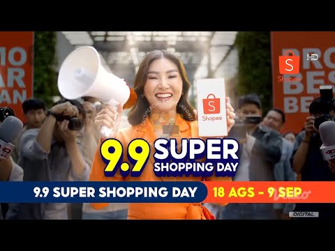 IKLAN SHOPEE 9.9 SUPER SHOPPING DAY Ver.1 • 30s (2023) #RubenOnsu #SarwendahTan