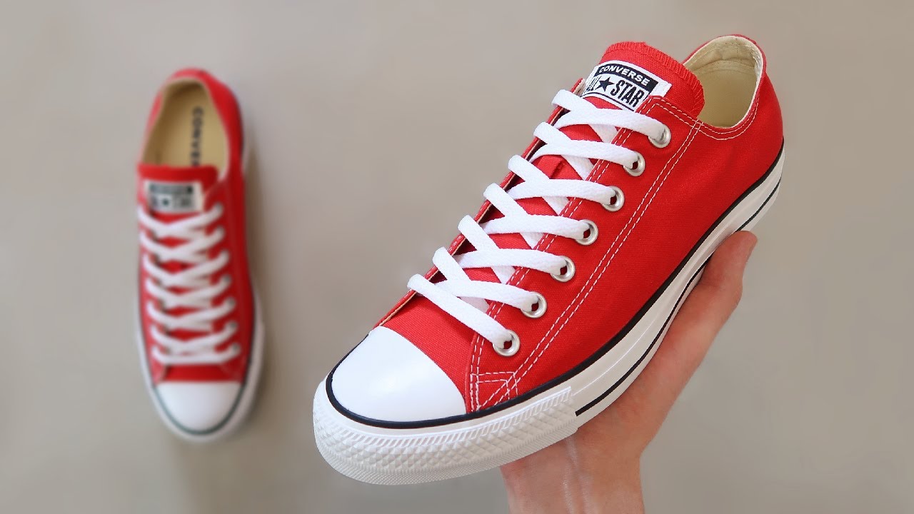 orkester bind missil HOW TO LACE CONVERSE LOW (BEST WAY!) - YouTube