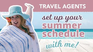 Set Up Your Summer Schedule With Me!