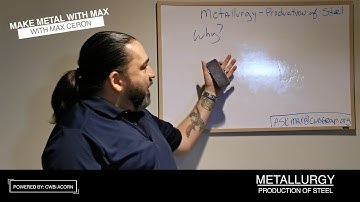 Make Metal with Max - Metallurgy Part 2: Steel Production