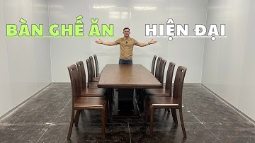 Bàn Ghế Ăn Gỗ Óc Chó Nhập Khẩu Nguyên Kiện Bắc Mỹ Cho Phòng Bếp Rộng | Bàn Ăn Gỗ Óc Chó Hiện Đại