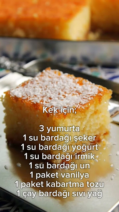 Revani tatlısı tarifi