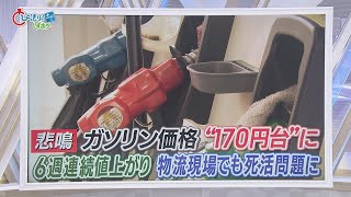 ガソリン1年ぶりに170円台に…国の補助金も9月末に終了予定　ガソリンスタンドも「厳しい」　静岡