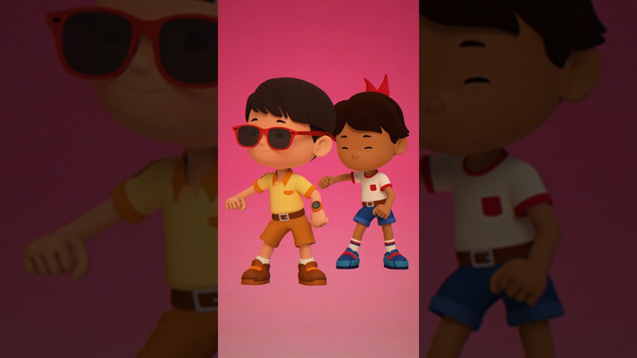 APT trend with Leo & Zari! 😎🎵🎸 #apt #rosé #brunomars #rosé_bruno_apt #dance #trending #shorts #leo