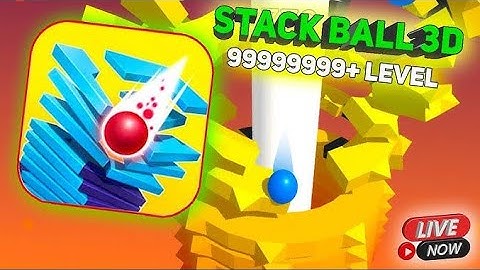 LIVE STACK BALL 3D MAX LEVEL GAMEPLAY
