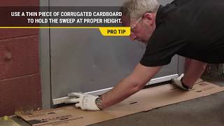 Xcluder Rodent Proof Door Sweep Installation Instructions