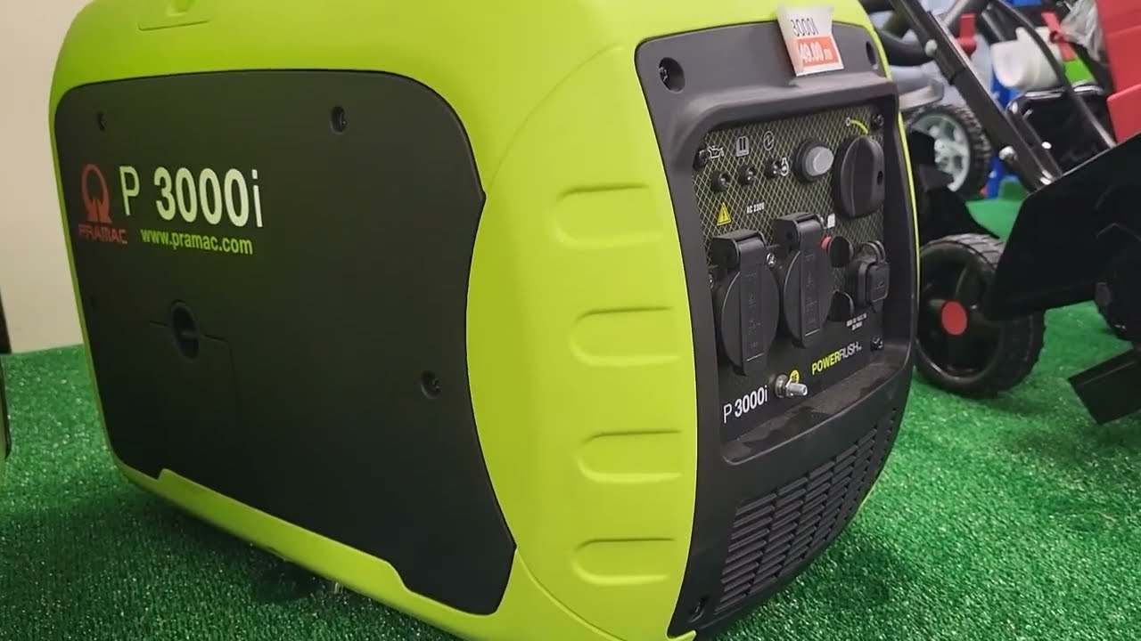 ИНВЕРТОРНЫЙ ГЕНЕРАТОР PRAMAC P3000I - первое знакомство