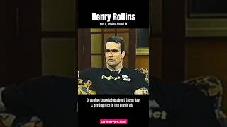 Henry Rollins Talks Green Day's Rise & Getting Rich In The Music Biz With Karyn Bryant (Nov 2, 1994) Wealth